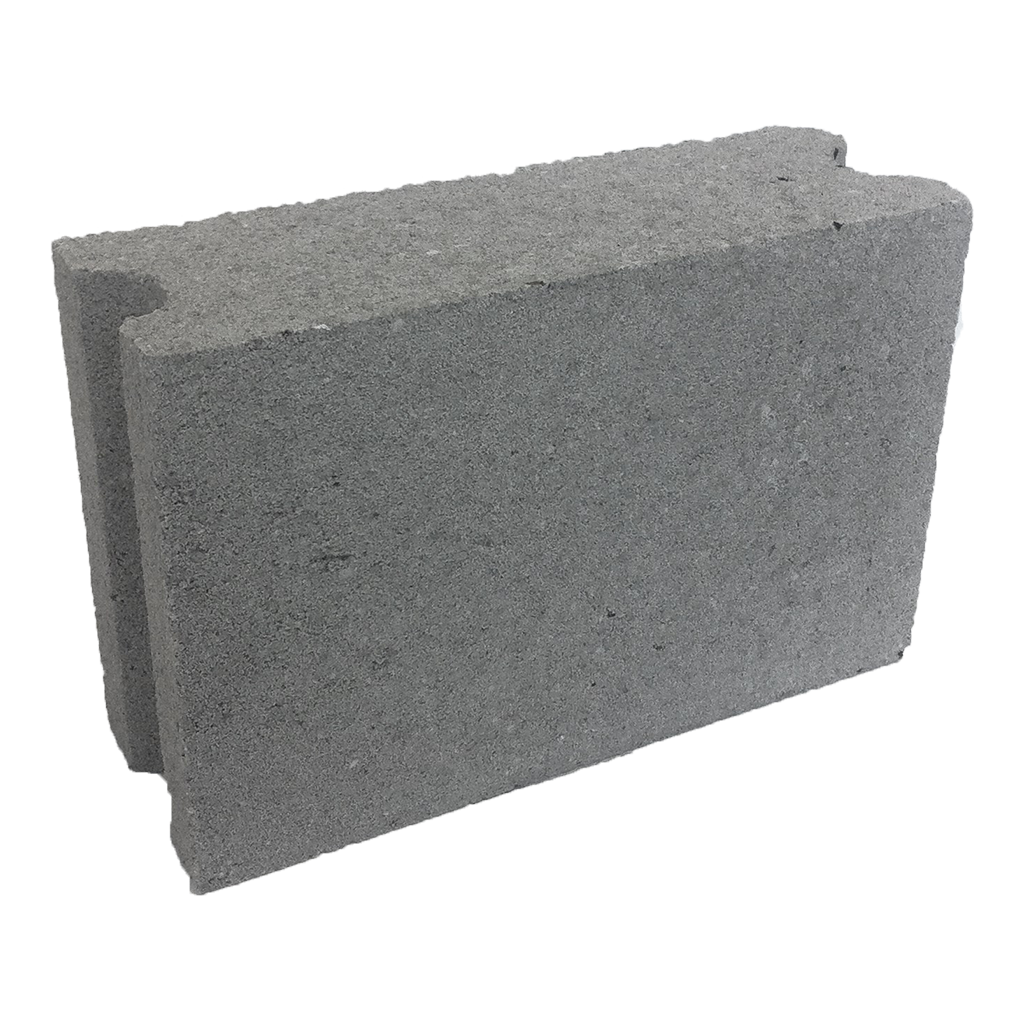 BIA Grindbetonblok 10/19 Grijs Glad - 27st